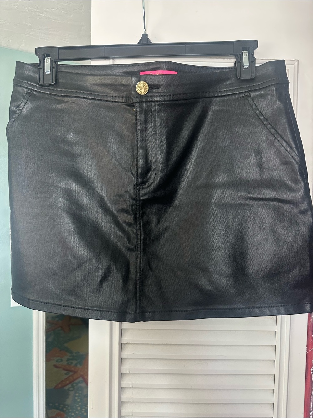 NWT Lilly Pulitzer stretch Coated Colette skirt